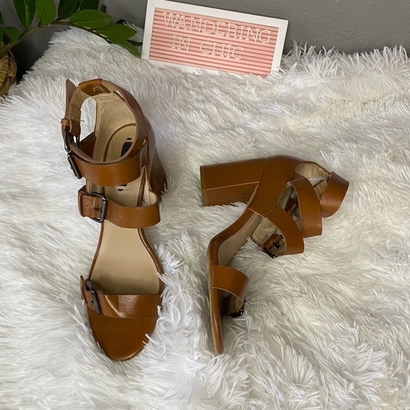 Zara basic brown strappy sandals size 8 - Picture 9 of 10